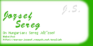 jozsef sereg business card